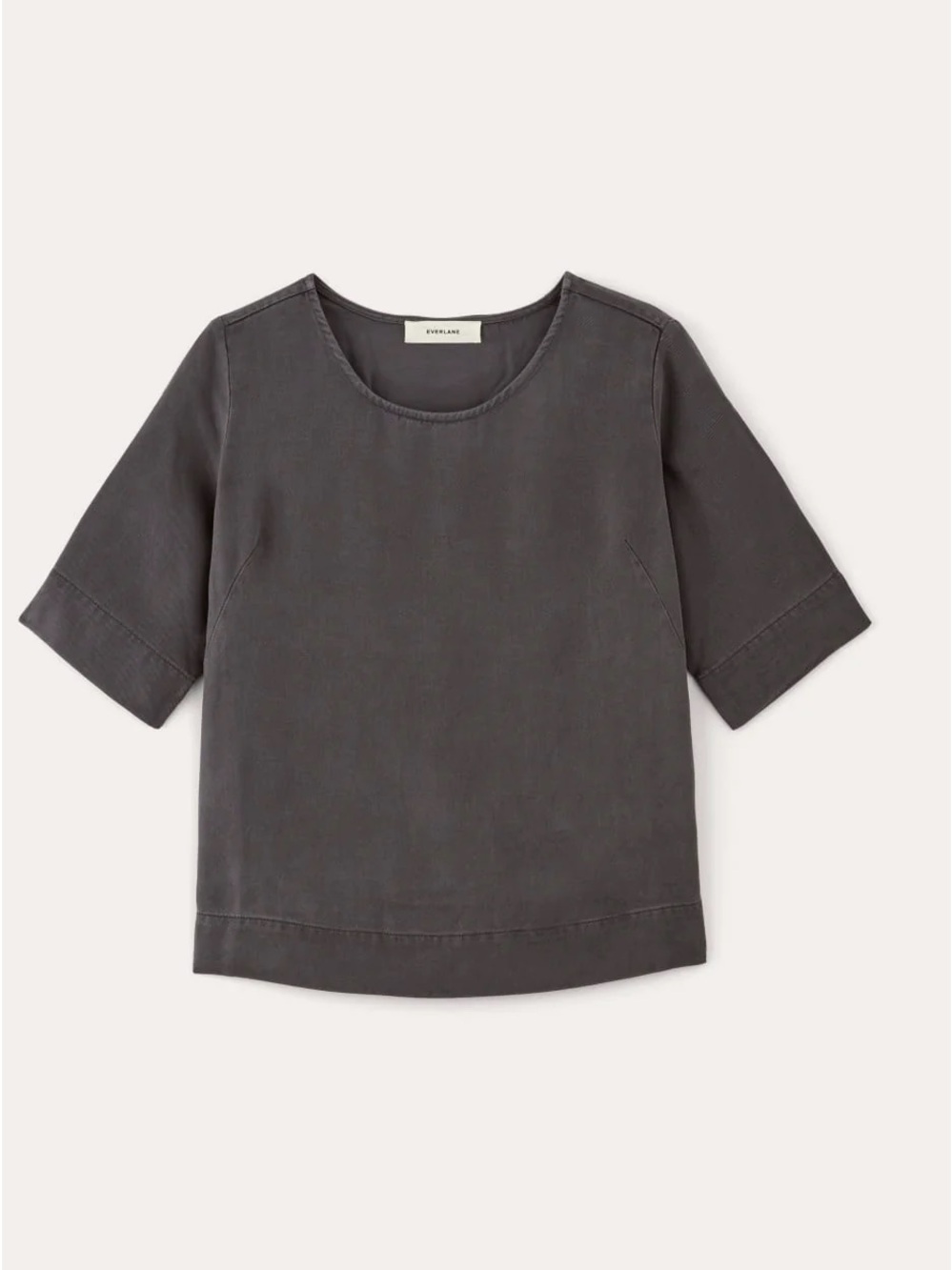 Everlane Charcoal Short-Sleeve Crew Tee